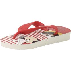 Havaianas Toddler/Little/Big Kid's Disney Stylish Flip Flops Sandals Shoes - White Minnie Mouse - 10C   Toddler