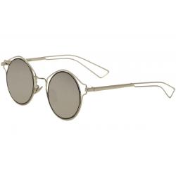 Yaaas! Women's 6642 Fashion Round Sunglasses - Silver/Silver Mirror   A - Lens 51 Bridge 19 Temple 140mm