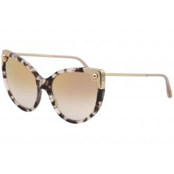 Dolce & Gabbana Women's D&G DG4337 DG/4337 Fashion Cat Eye Sunglasses - Pink Havana Gold/Pink Gradient Gold Mir   5253/4Z - Lens 60 Bridge 18 B 53.4 ED 70.8 Temple 140mm
