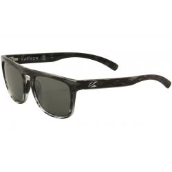 Kaenon Men's Leadbetter 037 Polarized Fashion Sunglasses - Grey Weave/SR 91 Grey Polarized Lens   G12  - Lens 55 Bridge 19 Temple 139mm
