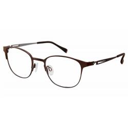 Charmant Perfect Comfort Eyeglasses TI12326 TI/12326 Titanium Optical Frame - Brown   BR - Lens 50 Bridge 20 Temple 140mm