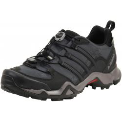 Adidas Men's Terrex Swift R GTX Hiking Sneakers Shoes - Dark Grey/Black/Granite - 10 D(M) US
