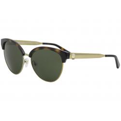 Michael Kors Women's Amalfi MK2057 MK/2057 Fashion Cat Eye Sunglasses - Dark Tortoise Gold/Green   330671 - Lens 56 Bridge 17 Temple 140mm