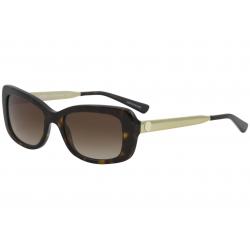 Michael Kors Women's Seville MK2061 MK/2061 Fashion Rectangle Sunglasses - Dark Tortoise/Brown Gradient   329313 - Lens 51 Bridge 18 Temple 140mm