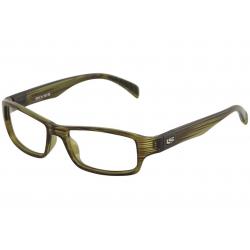 Liberty Sport Men's Eyeglasses X8 200 Full Rim Optical Frame - Transparent Olive/Black Stripe   560 - Lens 54 Bridge 16 Temple 130mm