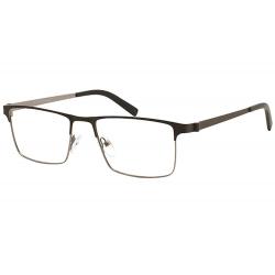 Tuscany Men's Eyeglasses 588 Full Rim Optical Frame - Gunmetal   05 - Lens 52 Bridge 17 Temple 145mm