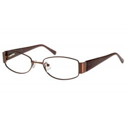 Bocci Women's Eyeglasses 349 Full Rim Optical Frame - Brown   02 - Lens 50 Bridge 18 Temple 140mm