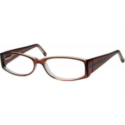 Bocci Women's Eyeglasses 333 Full Rim Optical Frame - Brown   02 - Lens 54 Bridge 18 Temple 140mm