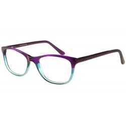Bocci Women's Eyeglasses 393 Full Rim Optical Frame - Violet   12 - Lens 52 Bridge 17 Temple 145mm