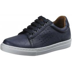 Vince Camuto Little/Big Boy's Grafte Perforated Sneakers Shoes - Navy Pebbled - 1 M US Little Kid