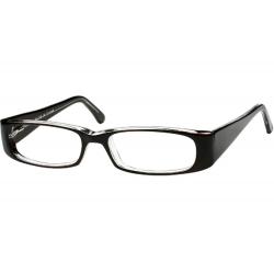 Bocci Women's Eyeglasses 317 Full Rim Optical Frame - Black   04 - Lens 50 Bridge 17 Temple 140mm