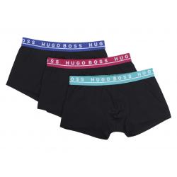 Hugo Boss Men's 3 Pc Stretch Trunks Underwear - Open Miscellaneous Blue - XX Large