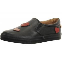Love Moschino Women's Heart Accent Loafers Shoes - Black - 8 B(M) US/38 M EU