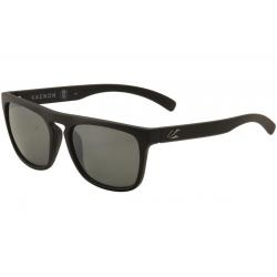 Kaenon Men's Leadbetter 037 Polarized Fashion Sunglasses - Matte Black/SR 91 Grey Silver Mirror   G12  - Lens 55 Bridge 19 Temple 139mm