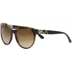 Burberry Women's BE4236 BE/4236 30018G Round Sunglasses - Spotted Brown/Brown Gradient   362313 - Lens 56 Bridge 19 Temple 140mm