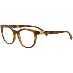 Versace Women's Eyeglasses 3247 Full Rim Optical Frame - Havana/Gold   5119 - Lens 53 Bridge 18 Temple 140mm