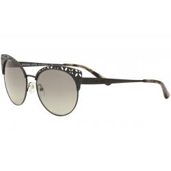 Michael Kors Women's Evy MK1023 MK/1023 Cat Eye Sunglasses - Satin Black Tortoise/Gray Gradient   117411 - Lens 56 Bridge 17 Temple 140mm