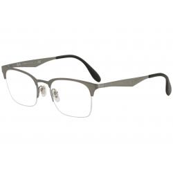 Ray Ban Eyeglasses RX6360 RB/6360 RayBan Half Rim Optical Frame - Silver -  Lens 49 Bridge 20 Temple 140mm