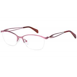 Bocci Women's Eyeglasses 376 Half Rim Optical Frame - Purple   14 - Lens 53 Bridge 19 Temple 140mm