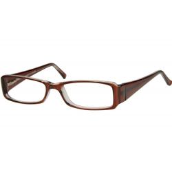 Bocci Women's Eyeglasses 331 Full Rim Optical Frame - Brown   02 - Lens 48 Bridge 17 Temple 140mm