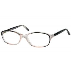 Bocci Women's Eyeglasses 344 Full Rim Optical Frame - Black   04 - Lens 52 Bridge 15 Temple 135mm