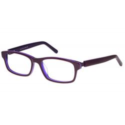Bocci Men's Eyeglasses 389 Full Rim Optical Frame - Purple   14 - Lens 49 Bridge 15 Temple 135mm