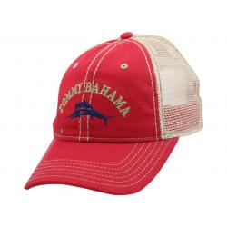 Tommy Bahama Men's Strapback Trucker Cap Baseball Hat - Red - One Size Fits Most