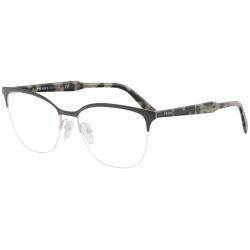 Prada Men's Eyeglasses VPR53V VPR/53/V Half Rim Optical Frame - Grey/Silver   262/1O1 - Lens 55 Bridge 17 B 41.6 ED 60.8 Temple 145mm