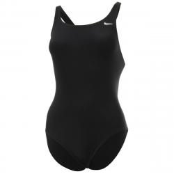 Nike Women's Nylon Core Solids Fast Back Tank Performance Swimwear - Black - 2 (28)