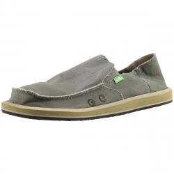 Sanuk Men's Vagabond Fashion Sidewalk Surfer Loafers Shoes - Green - 9 D(M) US