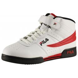 Fila Men's F 13V Sneakers Shoes - White/Black/Fila Red - 8 D(M) US