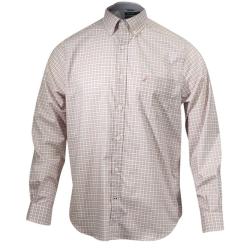 Nautica Men's Classic Fit Wrinkle Resistant Long Sleeve Button Down Shirt - Pale Coral - Large