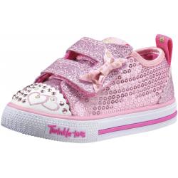 Skechers Toddler/Little Girl's Twinkle Toes Itsy Bitsy Light Up Sneakers Shoes - Pink - 5 M US Toddler