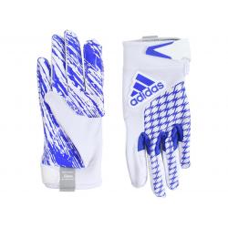 Adidas Men's adiFAST 2.0 Football Gloves - White/Royal - Small