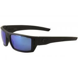 Costa Del Mar Men's Rafael Sport Polarized Sunglasses - Black/Blue Polarized 580G Mirror   OBMGLP  - Lens 59 Bridge 17 Temple 120mm