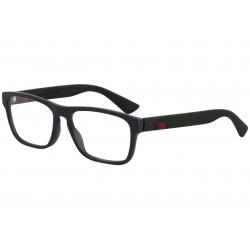 Gucci Men's Eyeglasses GG0174O GG/0174/O Full Rim Optical Frame - Blue/Black   008 - Lens 56 Bridge 17 Temple 145mm