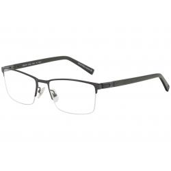 Morel Men's Eyeglasses OGA 10022O 10022/O Half Rim Optical Frame - Grey/Blue   GB13 - Lens 58 Bridge 19 Temple 145mm