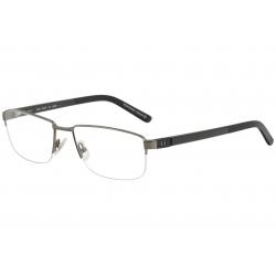 Morel Men's Eyeglasses OGA 8183O 8183/O Half Rim Optical Frame - Dark Grey   GN080 - Lens 58 Bridge 18 Temple 140mm