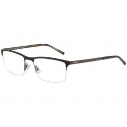 Morel Men's Eyeglasses Lightec 30030L 30030/L Half Rim Optical Frame - Black/Brown   NM10 - Lens 55 Bridge 19 Temple 145mm