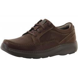 Clarks Men's Charton Vibe Oxfords Shoes - Brown Leather - 9.5 D(M) US