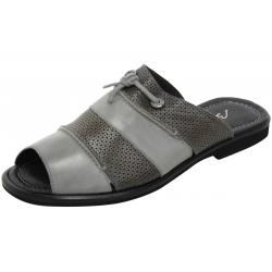 Bacco Bucci Men's Laguna Slip On Mule Sandals Shoes - Grey - 8 D(M) US