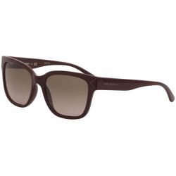 Tory Burch Women's TY9050 TY/9050 Fashion Square Sunglasses - Bordeaux/Brown Rose Gradient   1681/14 - Lens 55 Bridge 17 B 45 ED 61.6 Temple 140mm