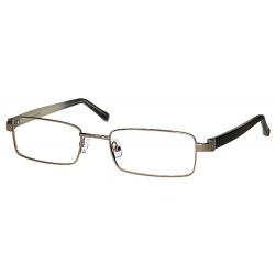 Tuscany Men's Eyeglasses 487 Full Rim Optical Frame - Gunmetal   05 - Lens 52 Bridge 18 Temple 145mm