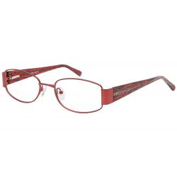 Bocci Women's Eyeglasses 357 Full Rim Optical Frame - Burgundy   03 - Lens 52 Bridge 18 Temple 140mm