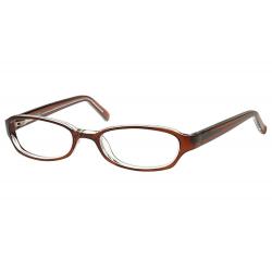 Bocci Women's Eyeglasses 350 Full Rim Optical Frame - Brown   02 - Lens 46 Bridge 17 Temple 135mm