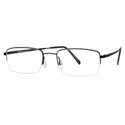 Aristar By Charmant Men's Eyeglasses AR6768 AR/6768 Half Rim Optical Frame - Black - Lens 50 Bridge 19 Temple 140mm