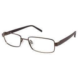 Aristar By Charmant Men's Eyeglasses AR16222 AR/16222 Full Rim Optical Frame - Brown - Lens 56 Bridge 18 Temple 145mm
