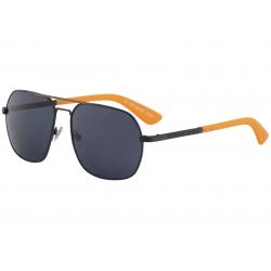 Superdry SDS Raceway Fashion Pilot Sunglasses - Navy Gunmetal Orange/Blue   205 - Lens 60 Bridge 16 Temple 142mm