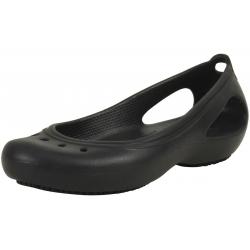 Crocs At Work Women's Kadee Slip Resistant Flats Shoes - Black - 10 B(M) US