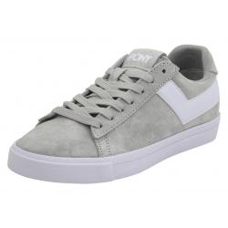 Pony Women's Top Star Lo Core Suede Sneakers Shoes - Grey - 7 B(M) US